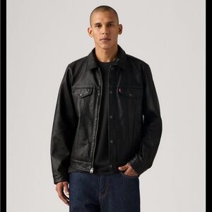 Levi's Faux Leather Trucker Jacket